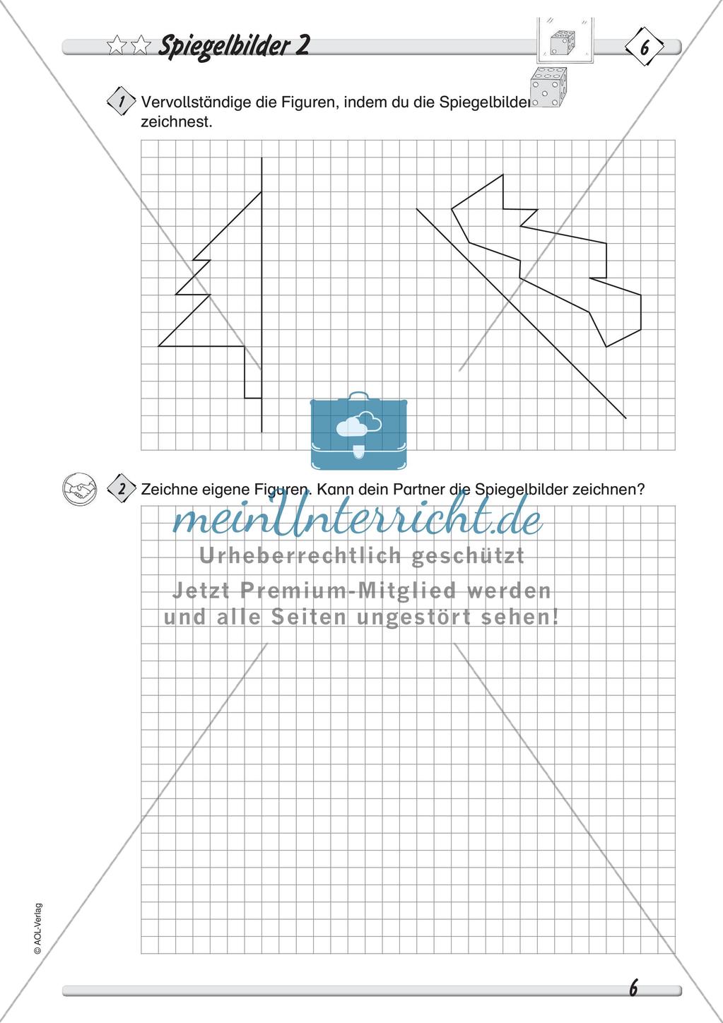 Symmetrie - Differenzierte Übungsmaterialien Preview 8