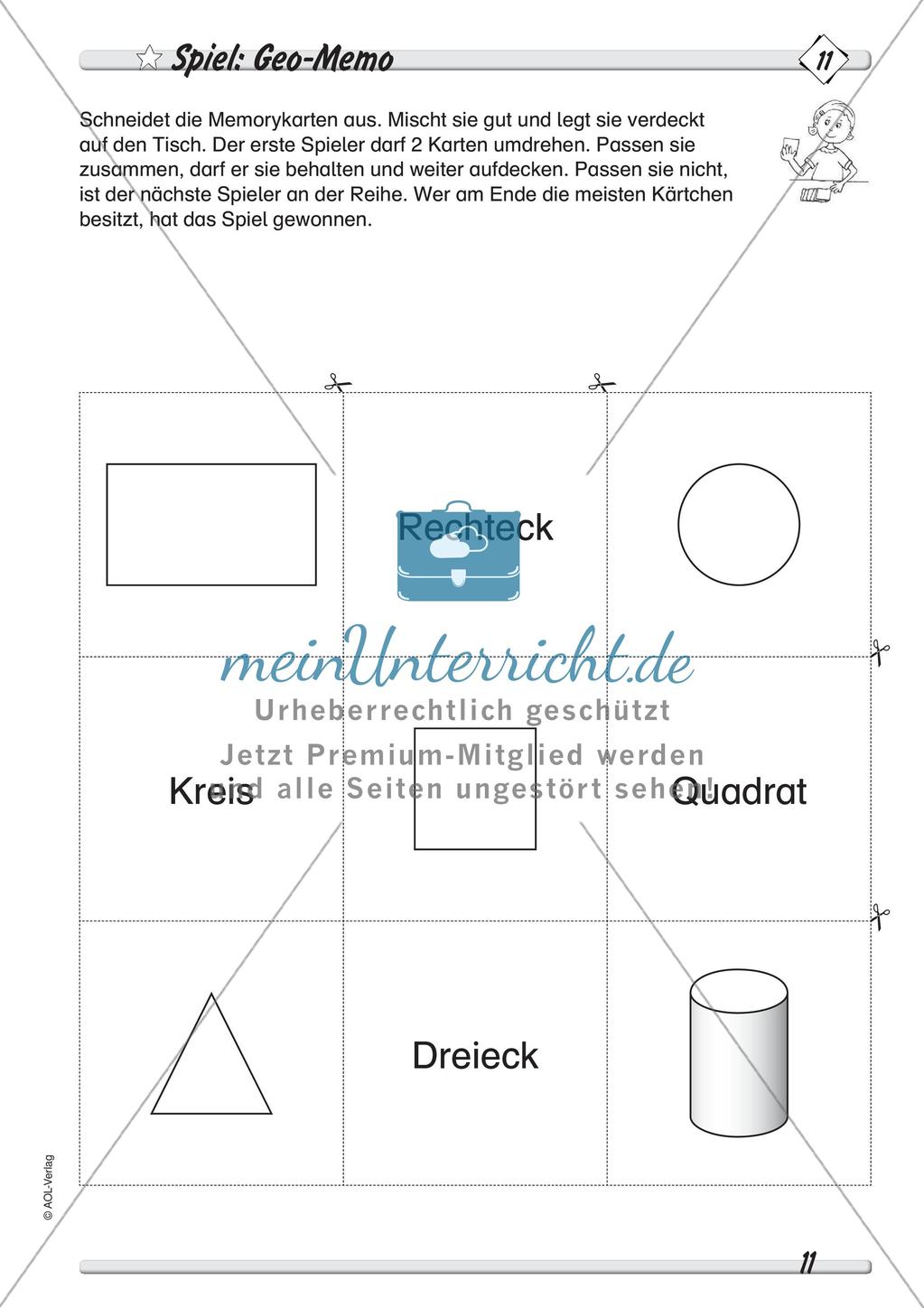 Geometrische Körper: Differenzierte Übungsmaterialien Preview 13