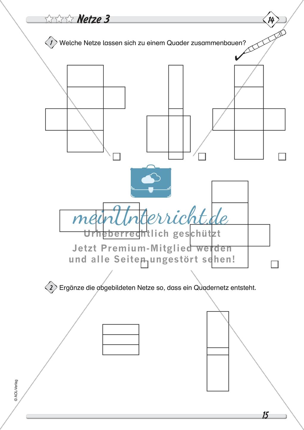 Geometrische Körper: Differenzierte Übungsmaterialien Preview 17