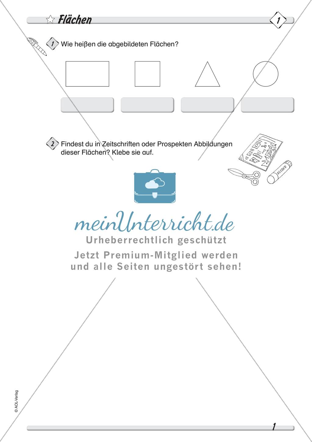Geometrische Körper: Differenzierte Übungsmaterialien Preview 3