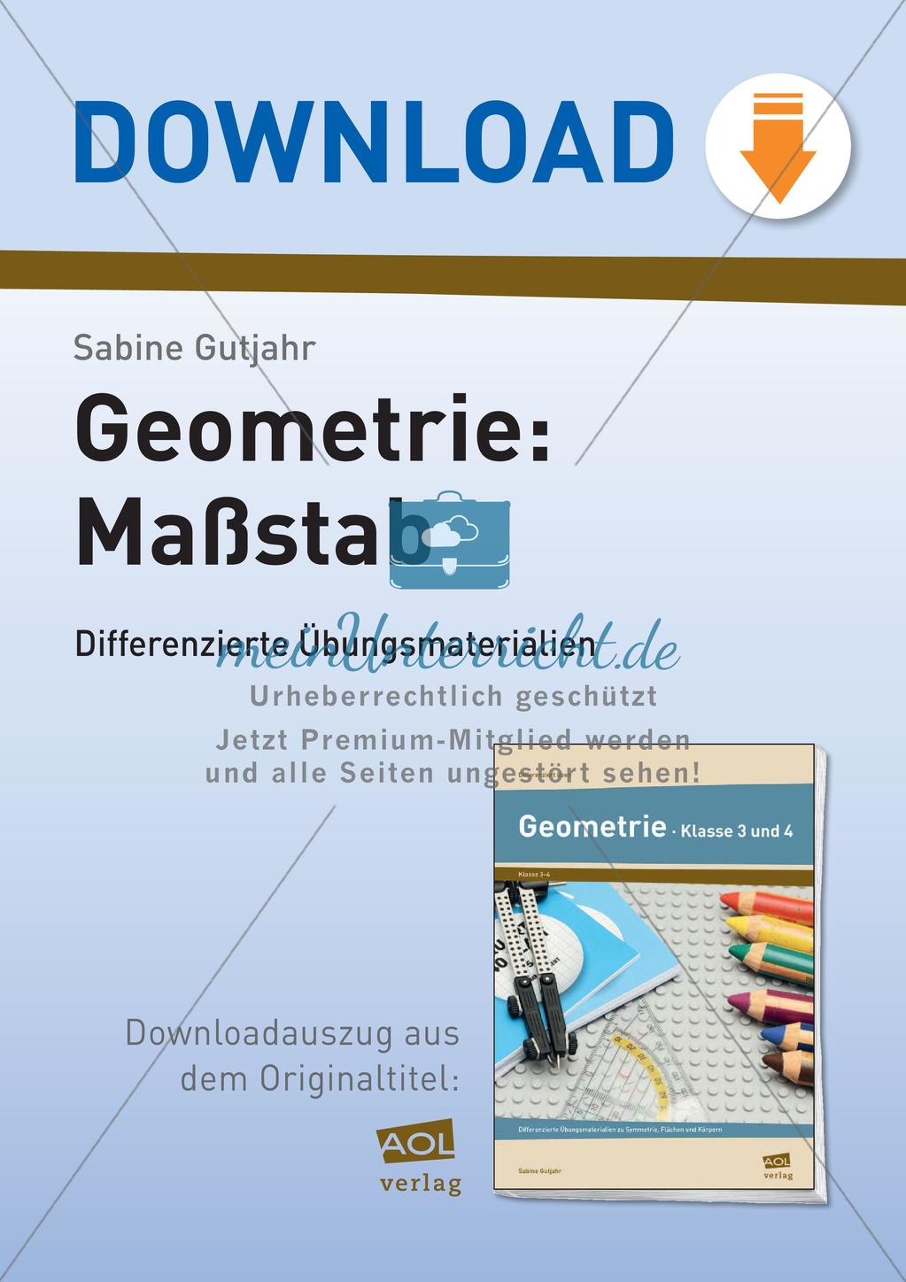 Maßstab: Differenzierte Übungsmaterialien Preview 1