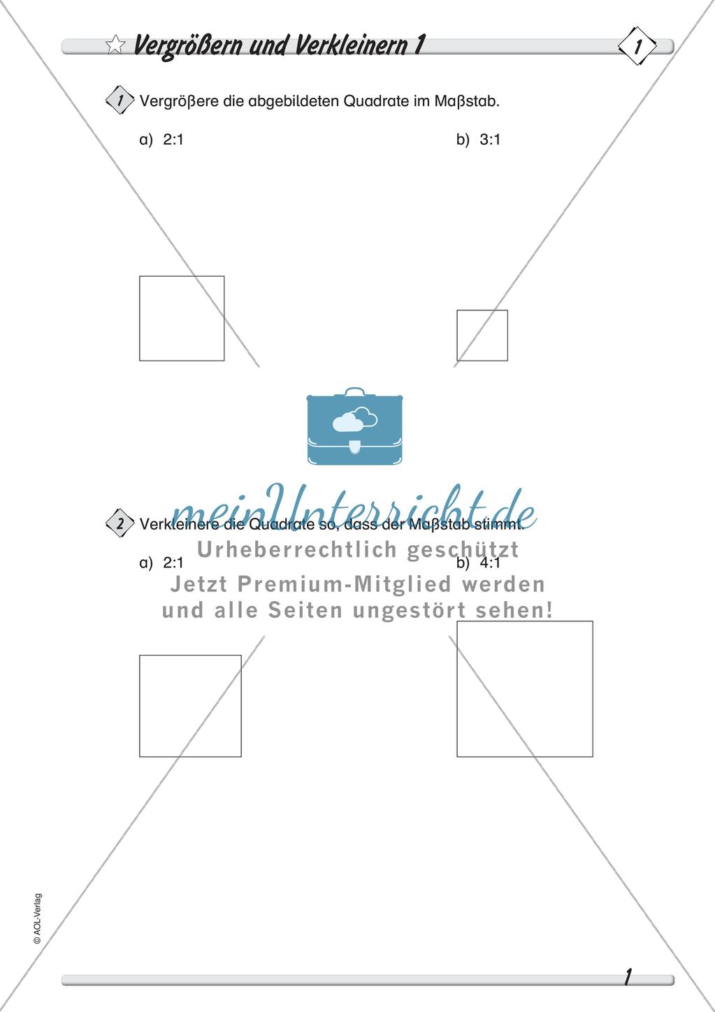 Maßstab: Differenzierte Übungsmaterialien Preview 3