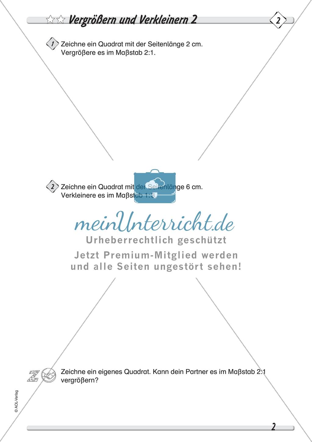 Maßstab: Differenzierte Übungsmaterialien Preview 4