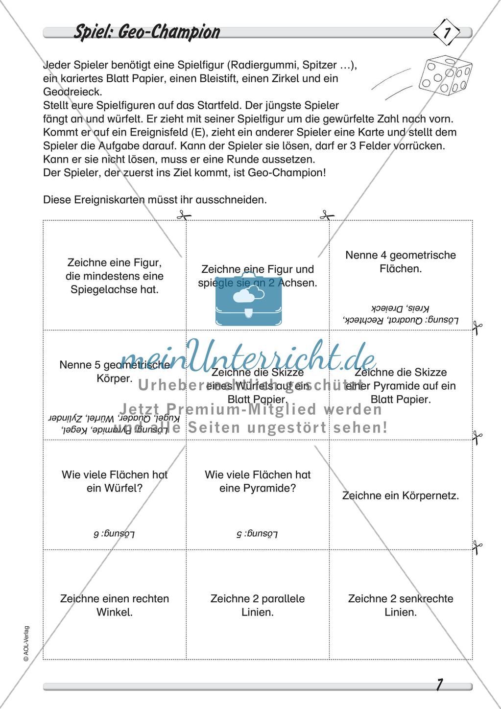 Umfang und Flächeninhalt: Differenzierte Übungsmaterialien Preview 9