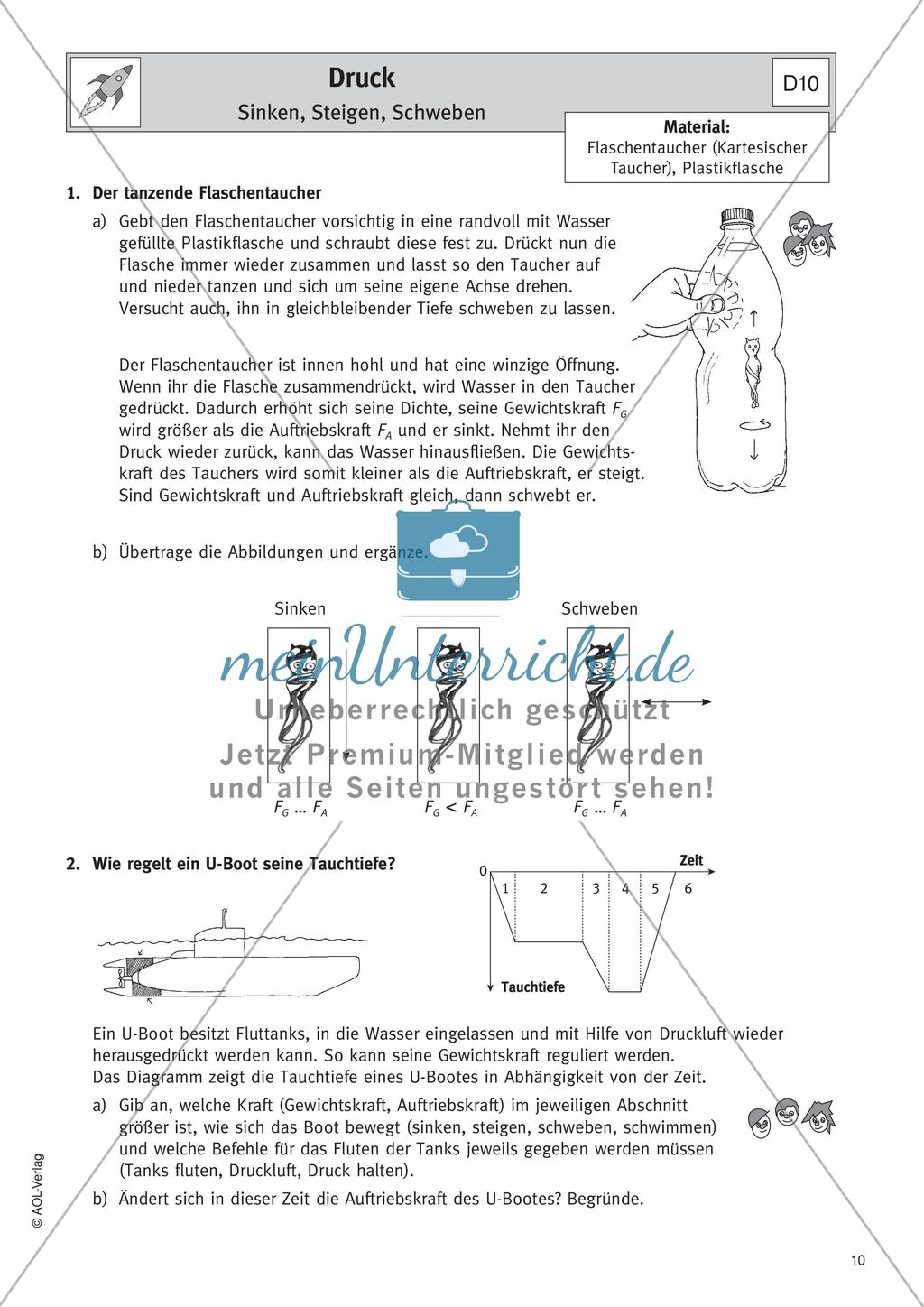 Physik selbst entdecken: Mechanik - Druck Preview 12
