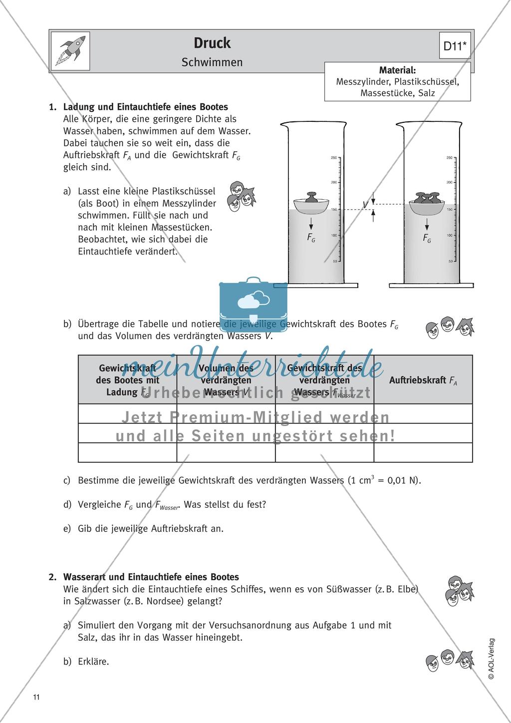 Physik selbst entdecken: Mechanik - Druck Preview 13