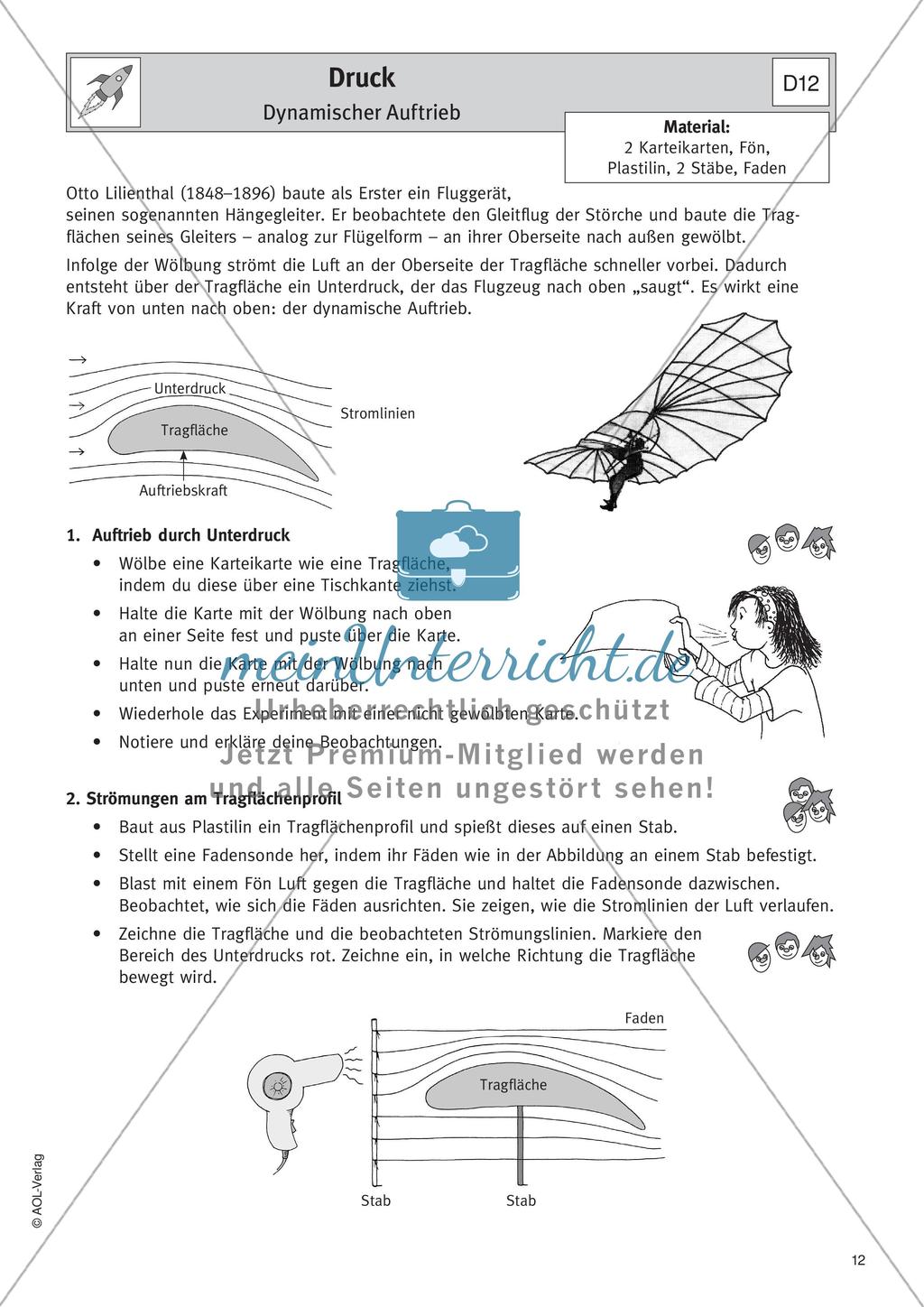 Physik selbst entdecken: Mechanik - Druck Preview 14