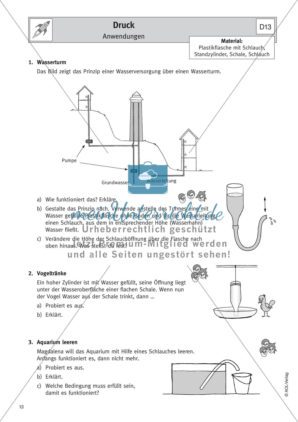 Physik selbst entdecken: Mechanik - Druck Preview 15