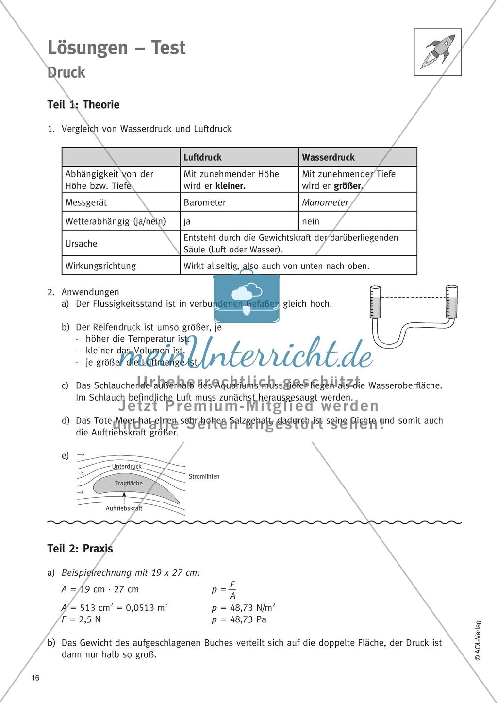 Physik selbst entdecken: Mechanik - Druck Preview 18
