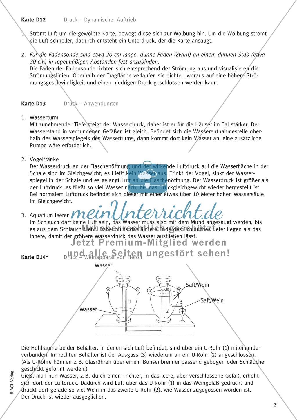 Physik selbst entdecken: Mechanik - Druck Preview 23