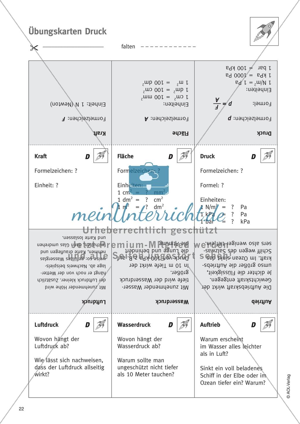 Physik selbst entdecken: Mechanik - Druck Preview 24