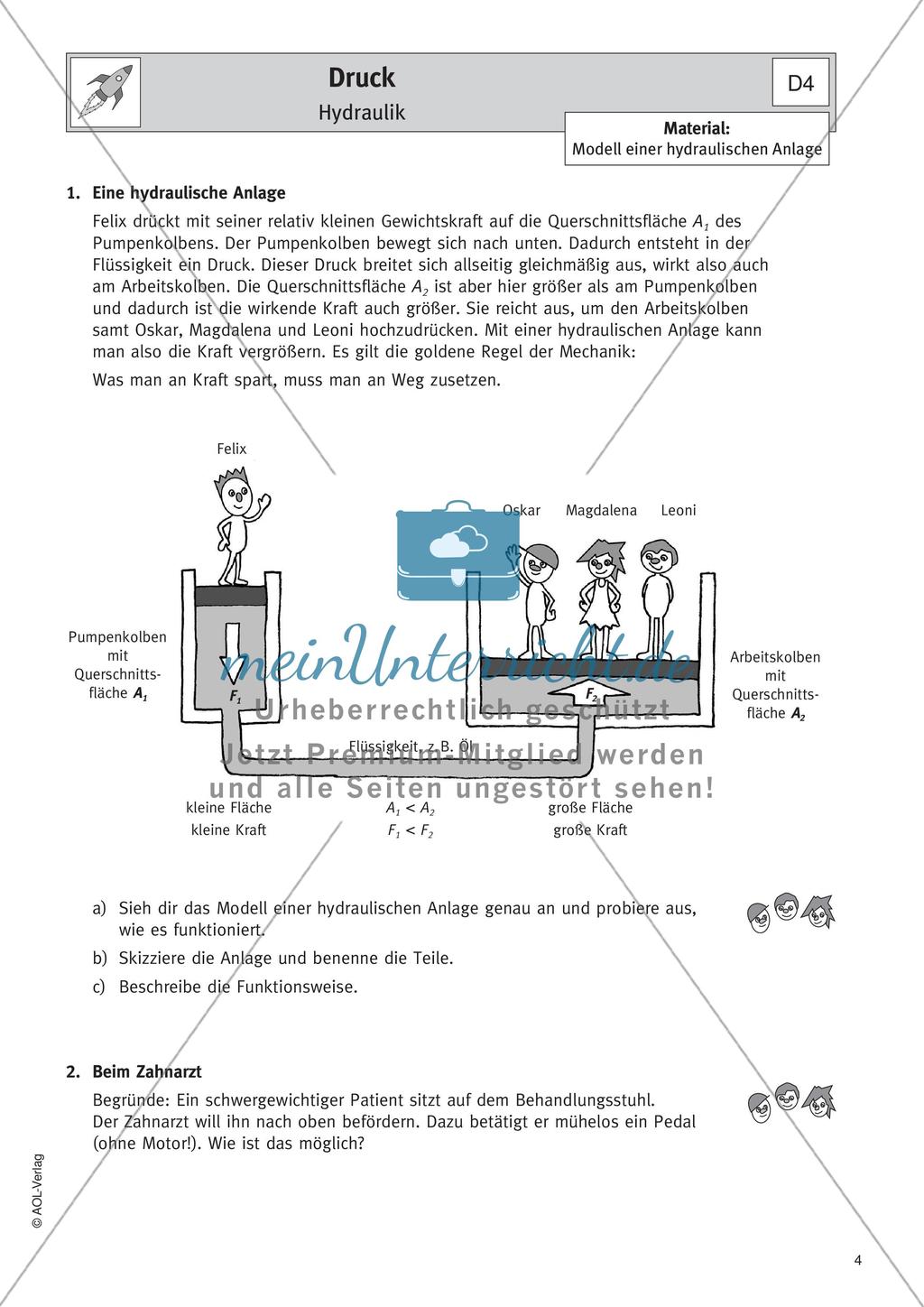 Physik selbst entdecken: Mechanik - Druck Preview 6