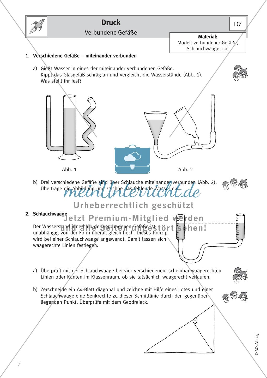 Physik selbst entdecken: Mechanik - Druck Preview 9