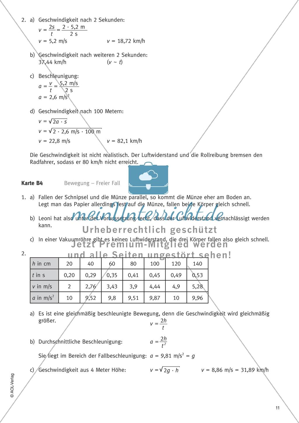 Physik selbst entdecken: Mechanik - Bewegung Preview 13