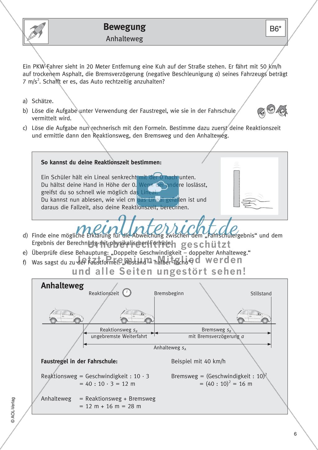 Physik selbst entdecken: Mechanik - Bewegung Preview 8