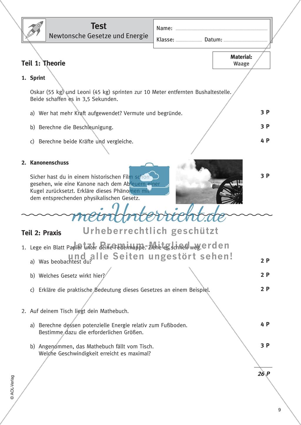 Physik selbst entdecken: Mechanik - Newtonsche Gesetze und Energie Preview 11