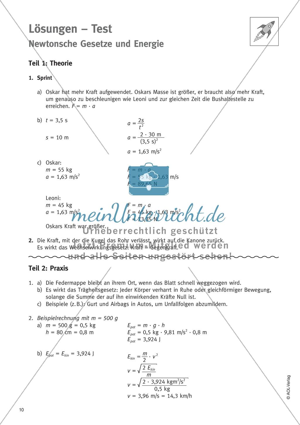 Physik selbst entdecken: Mechanik - Newtonsche Gesetze und Energie Preview 12