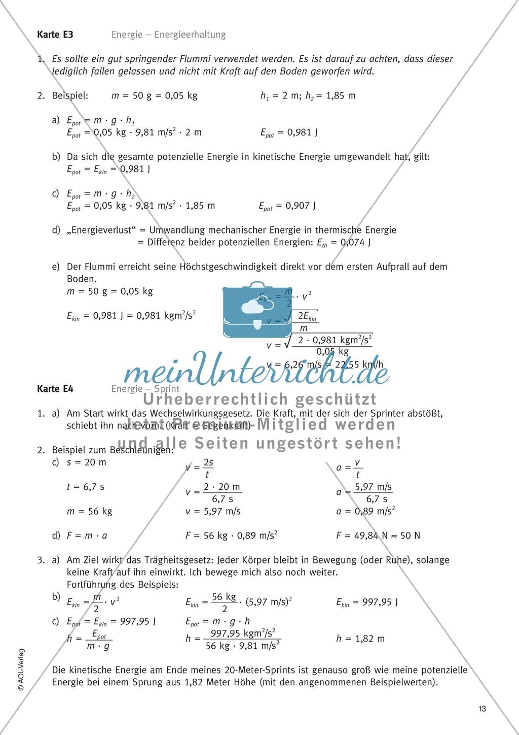 Physik selbst entdecken: Mechanik - Newtonsche Gesetze und Energie Preview 15
