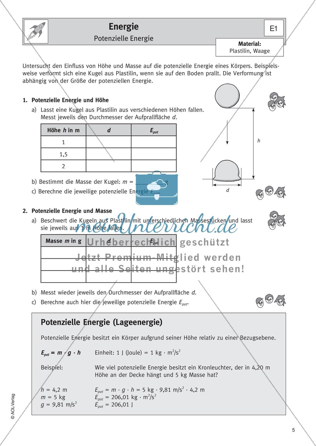 Physik selbst entdecken: Mechanik - Newtonsche Gesetze und Energie Preview 7