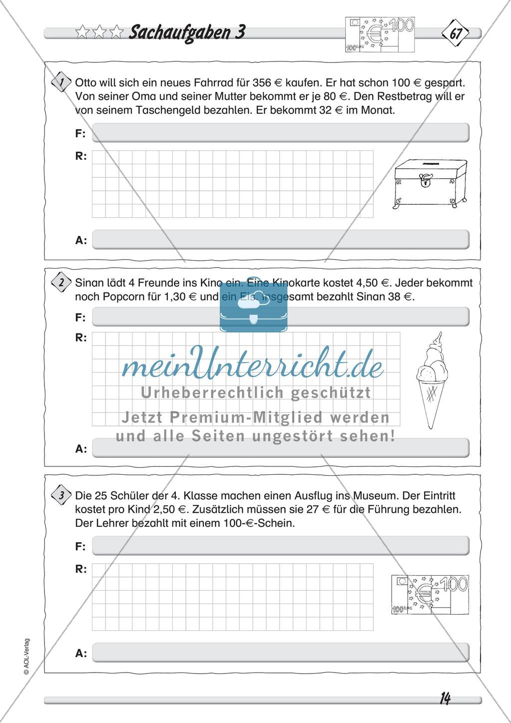 Größen und Messen: Geld Preview 16