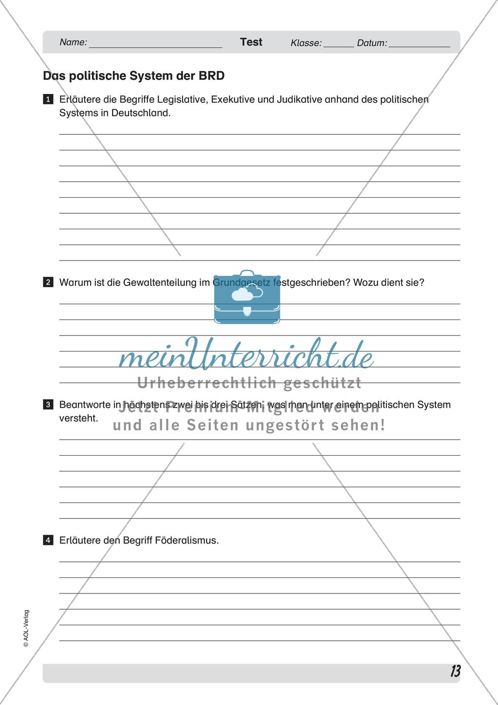 Einstieg in das Thema Demokratie Preview 15