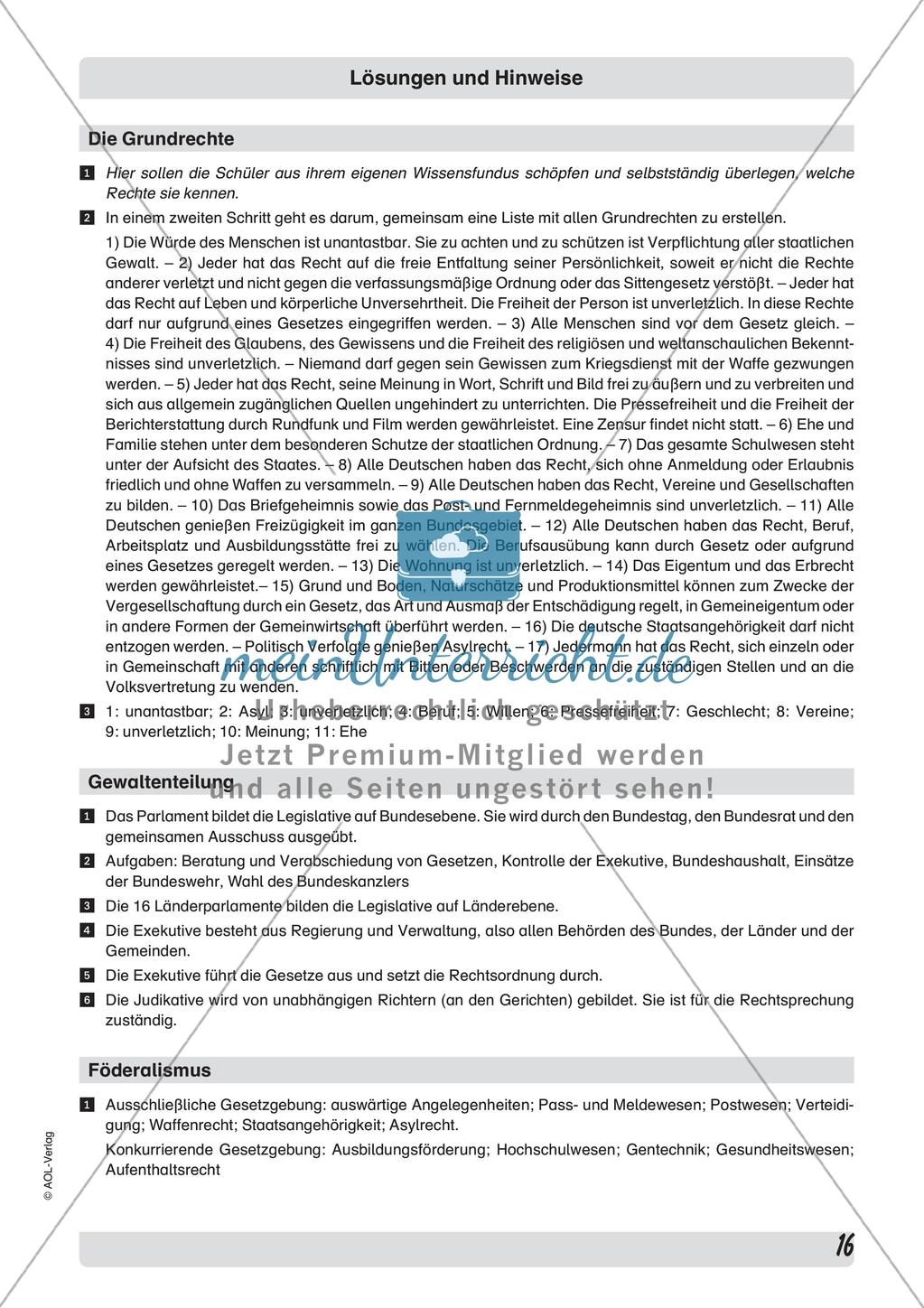 Einstieg in das Thema Demokratie Preview 18