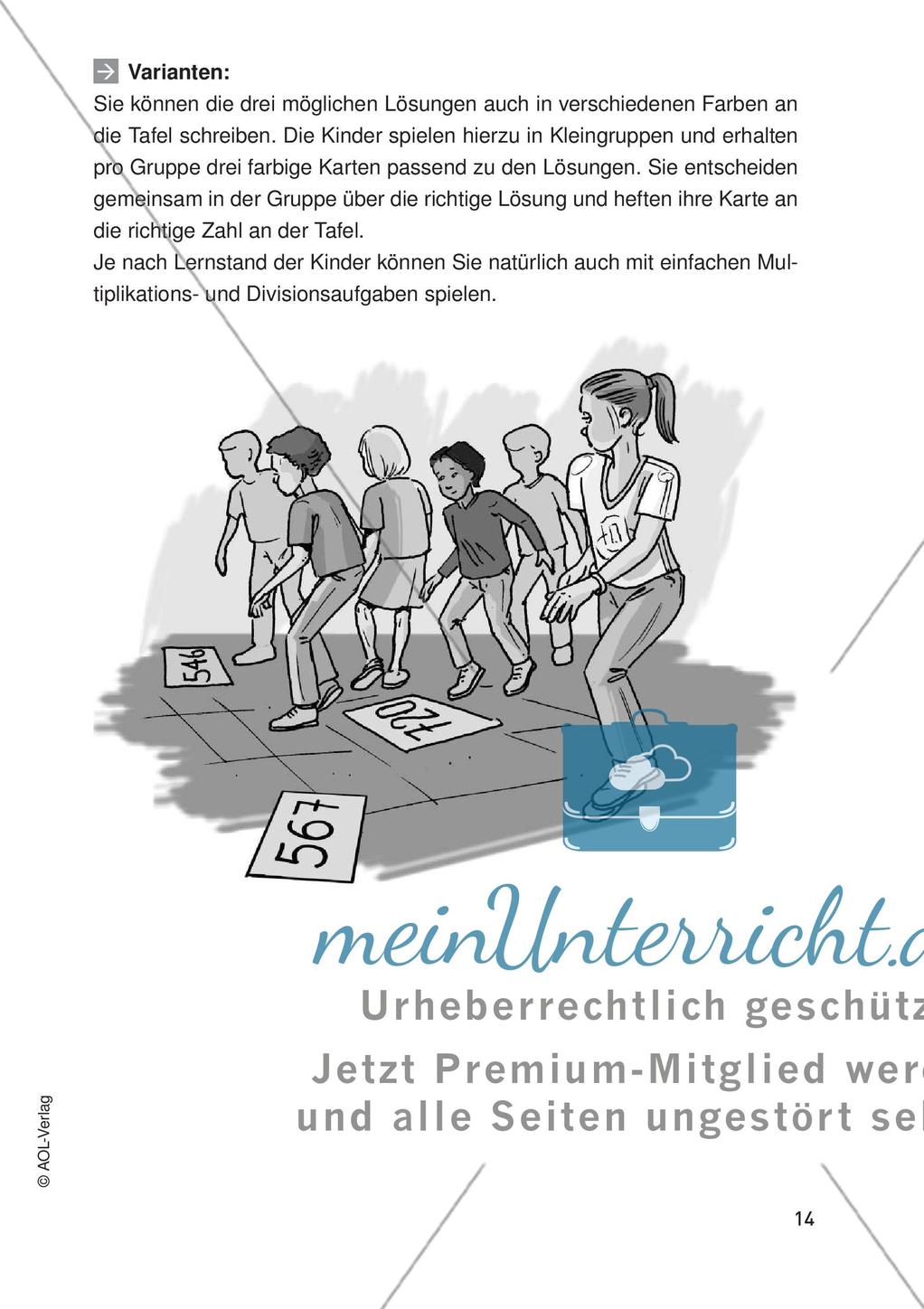 Bewegter Unterricht: Zahlen & Operationen Preview 16
