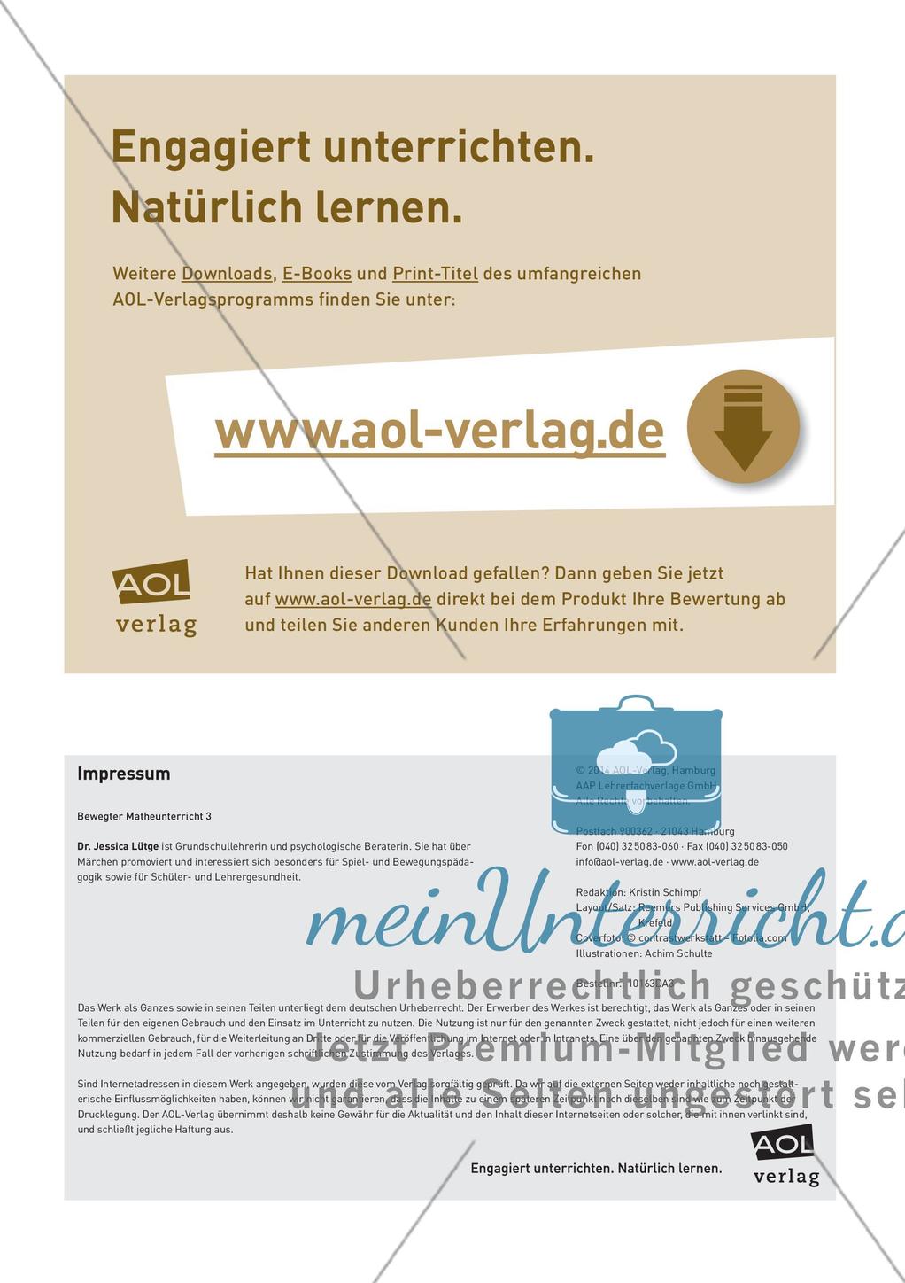 Bewegter Unterricht: Zahlen & Operationen Preview 26