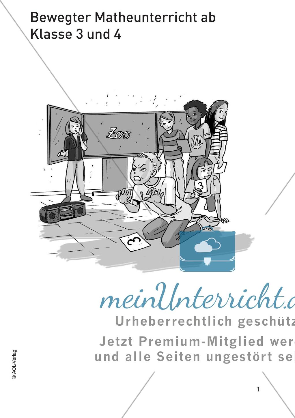 Bewegter Unterricht: Zahlen & Operationen Preview 3