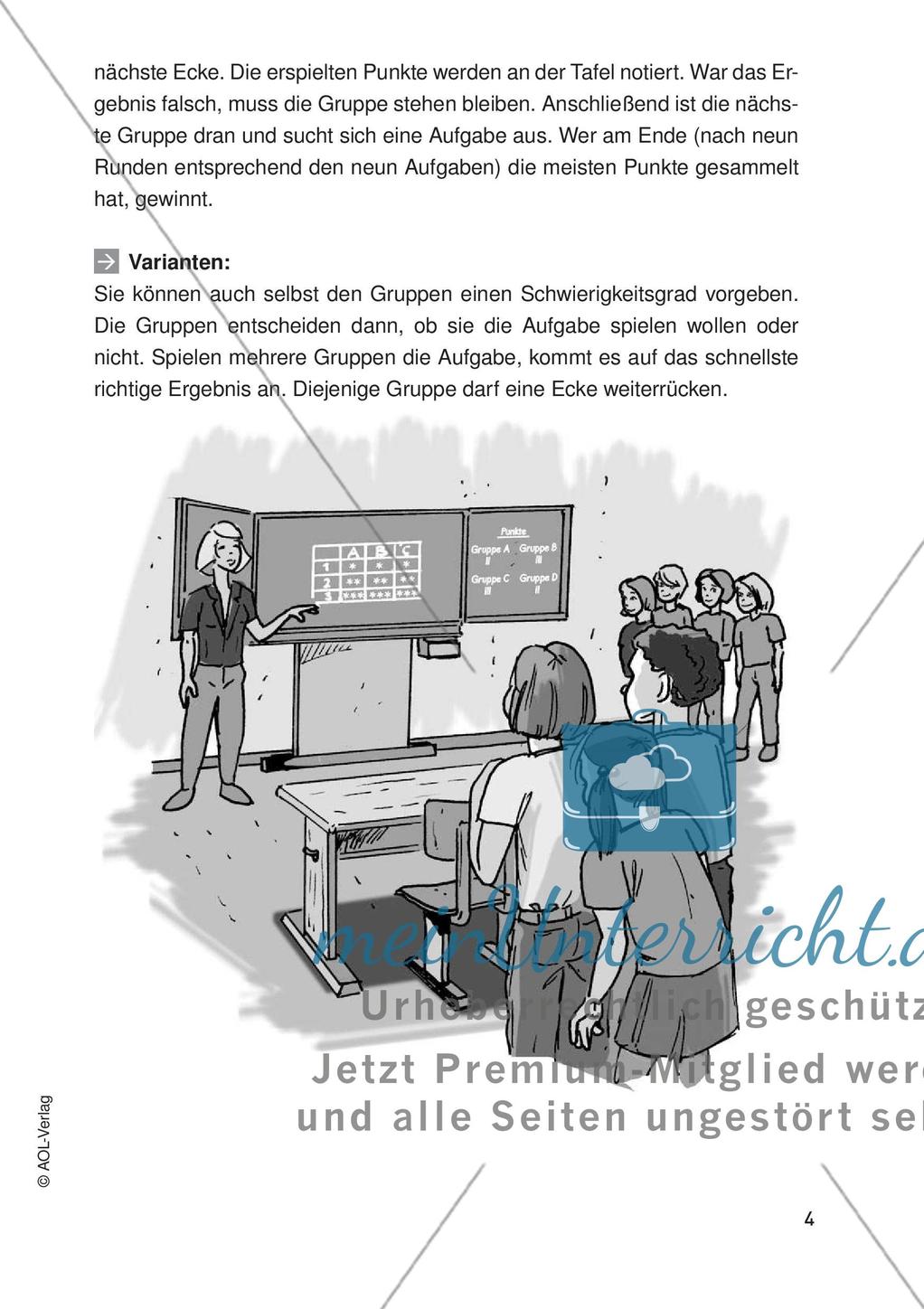 Bewegter Unterricht: Zahlen & Operationen Preview 6