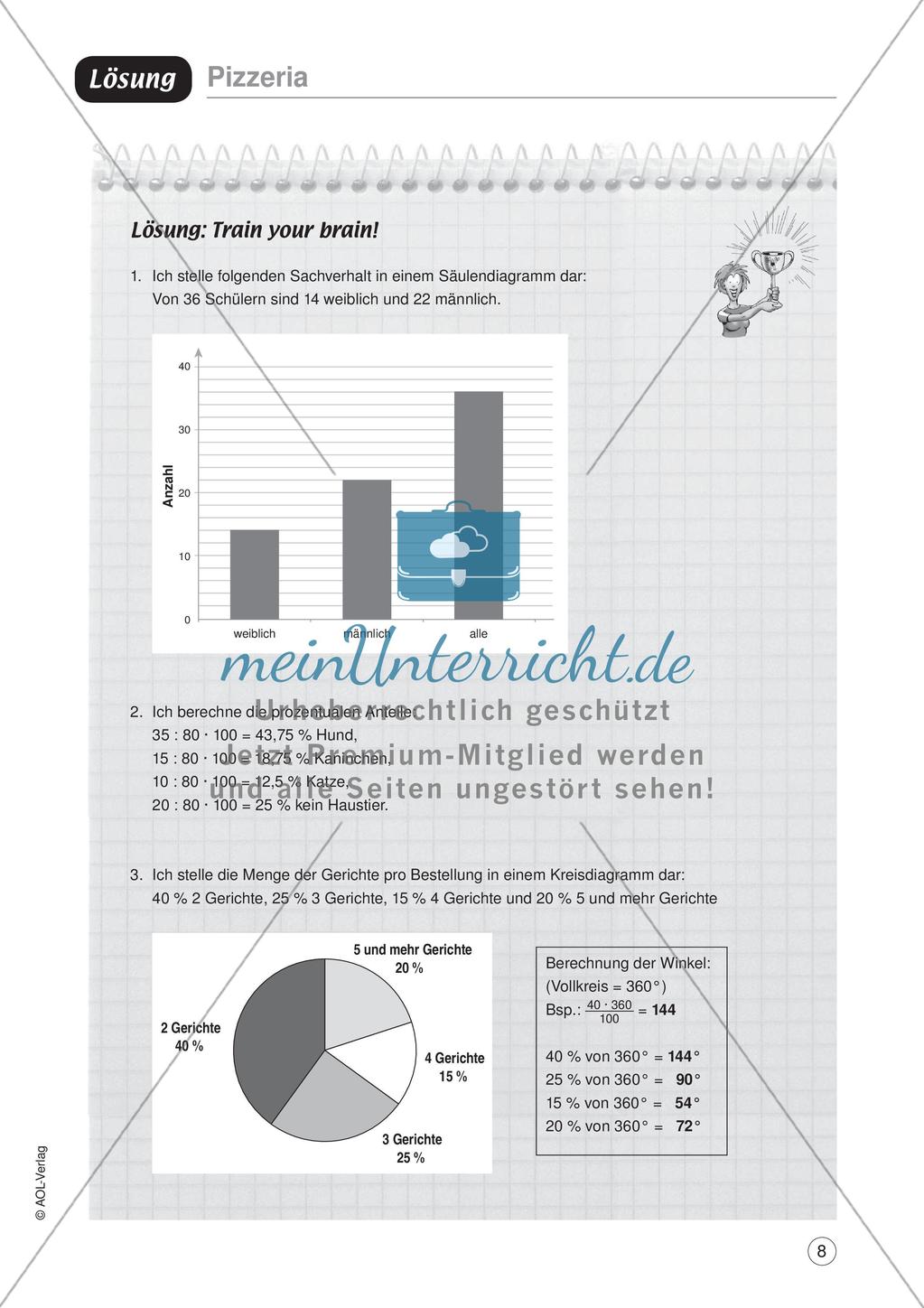 Mathe im Berufsalltag/Gastgewerbe: Bestellungen auswerten Preview 10