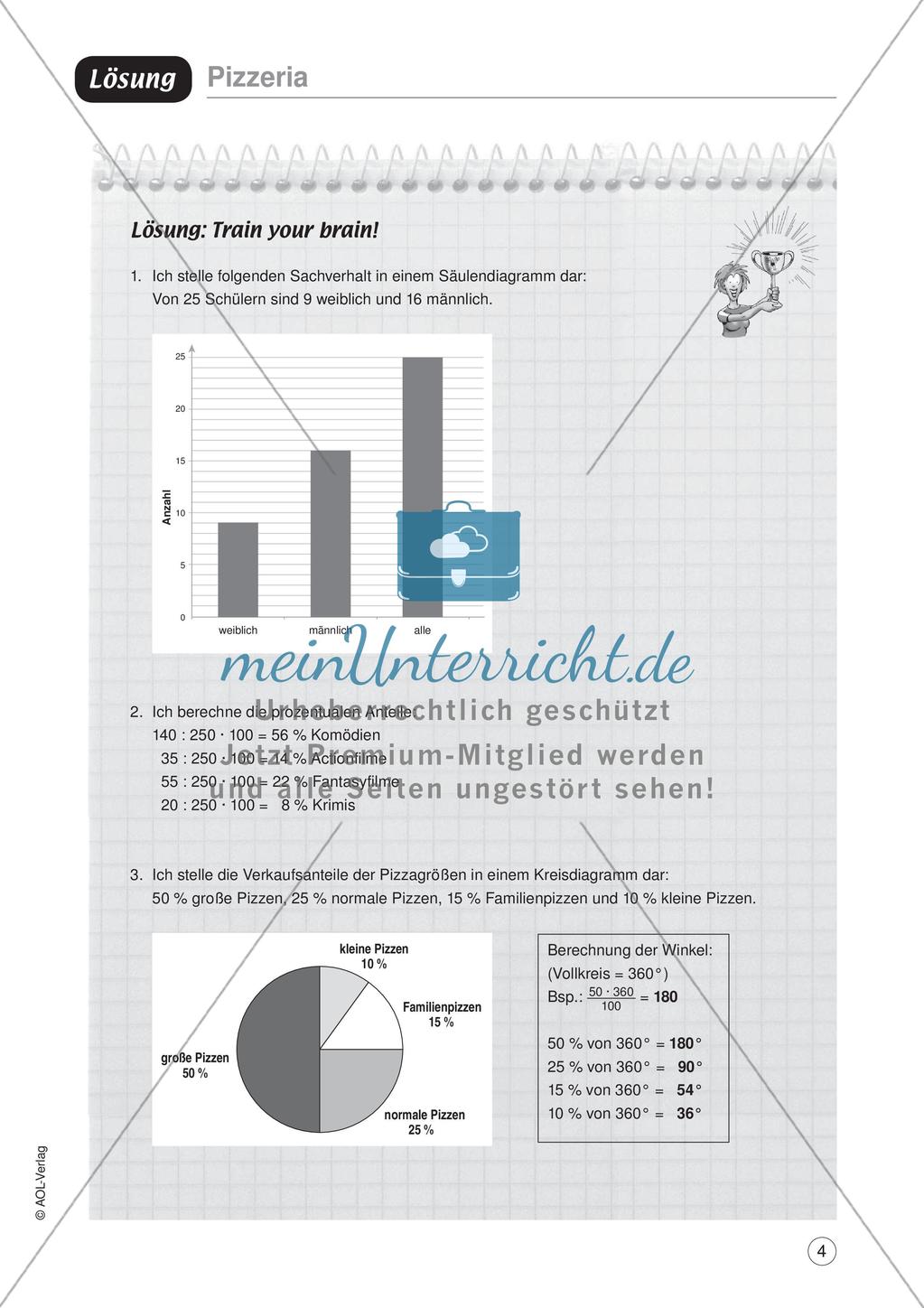 Mathe im Berufsalltag/Gastgewerbe: Bestellungen auswerten Preview 6
