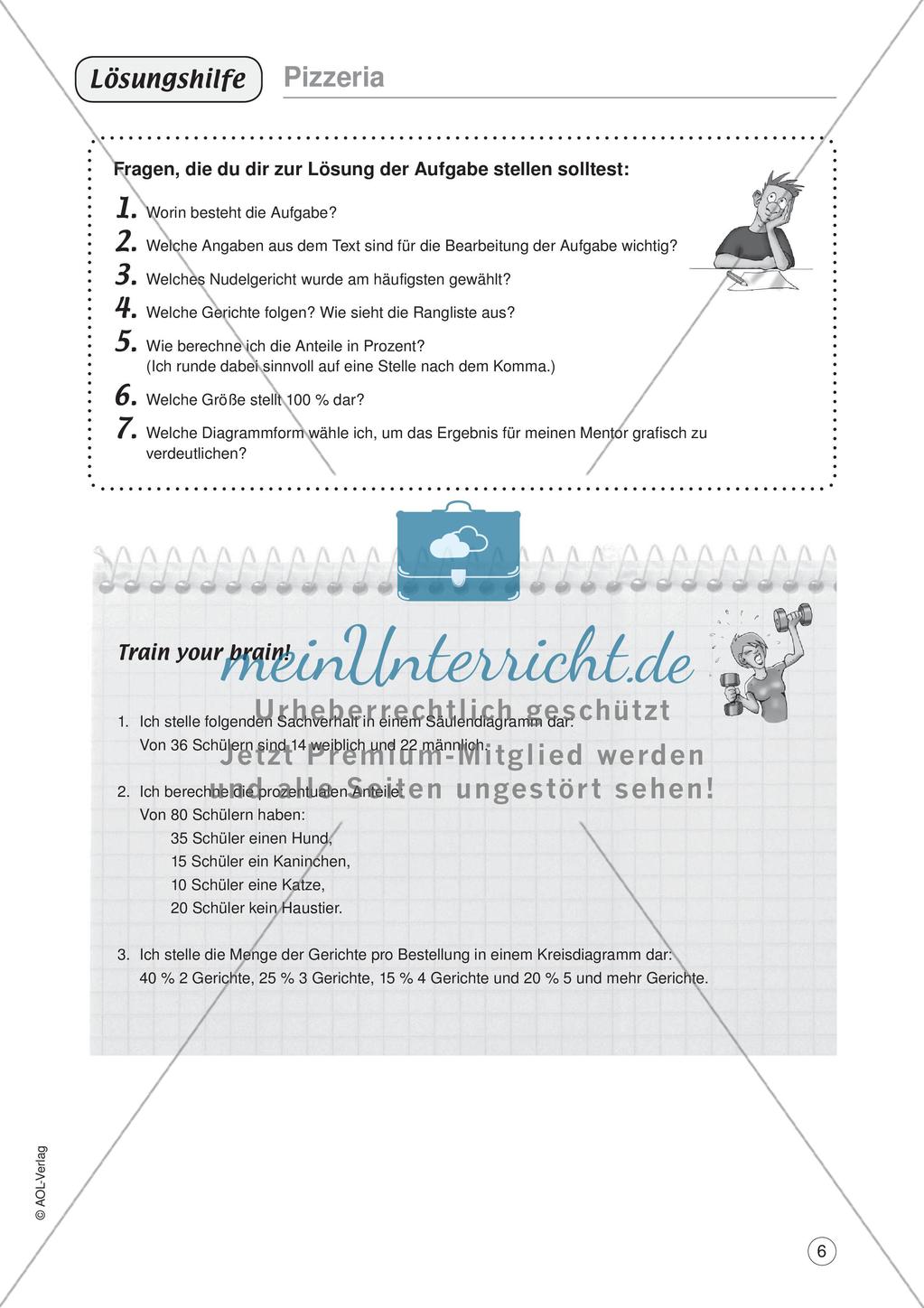 Mathe im Berufsalltag/Gastgewerbe: Bestellungen auswerten Preview 8