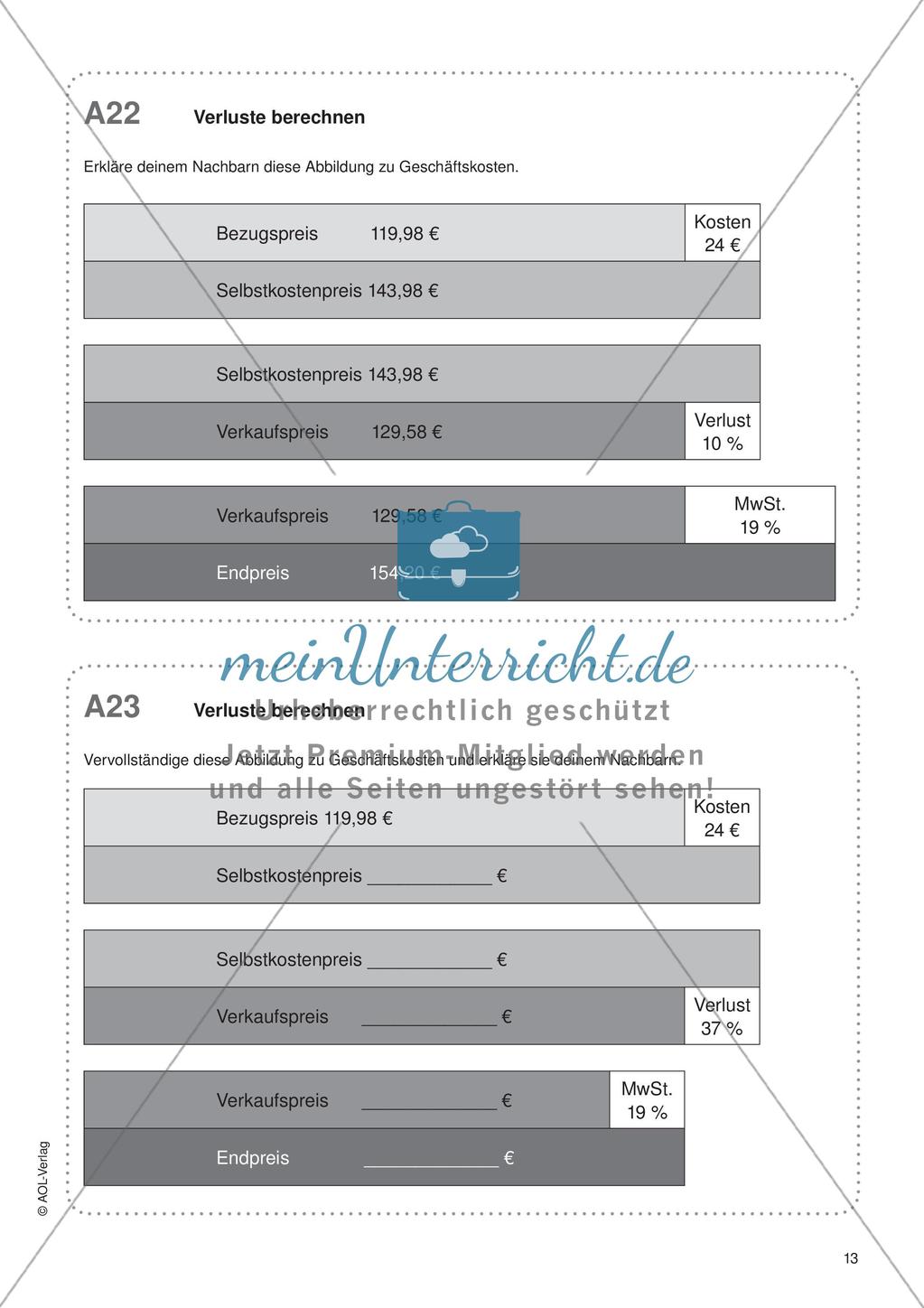 Freiarbeit: Prozentrechnen Preview 15