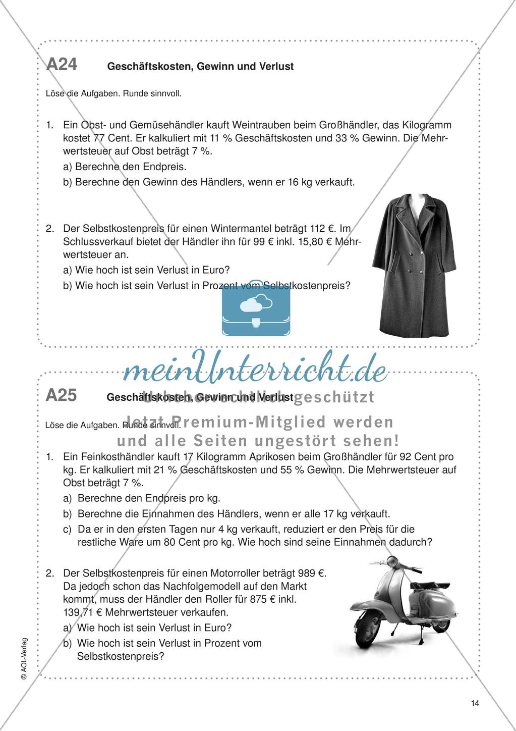 Freiarbeit: Prozentrechnen Preview 16