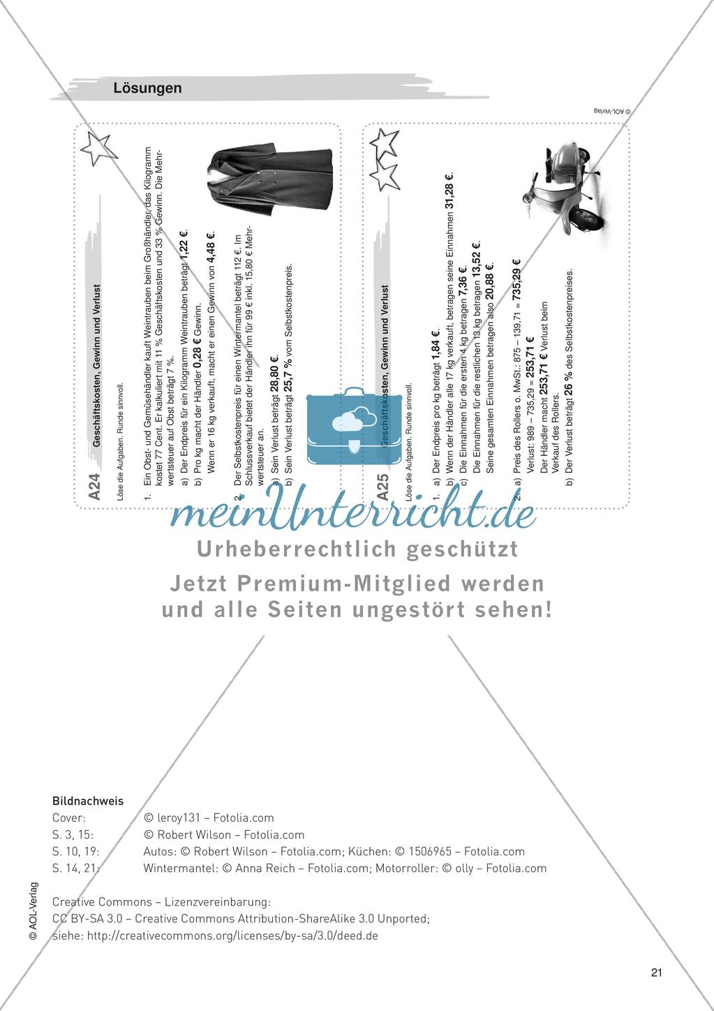 Freiarbeit: Prozentrechnen Preview 23