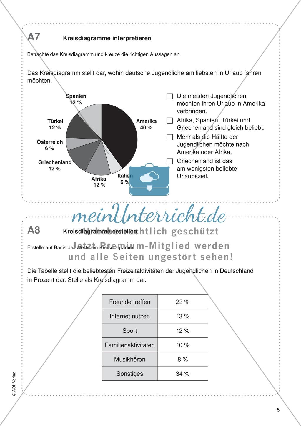 Freiarbeit: Prozentrechnen Preview 7