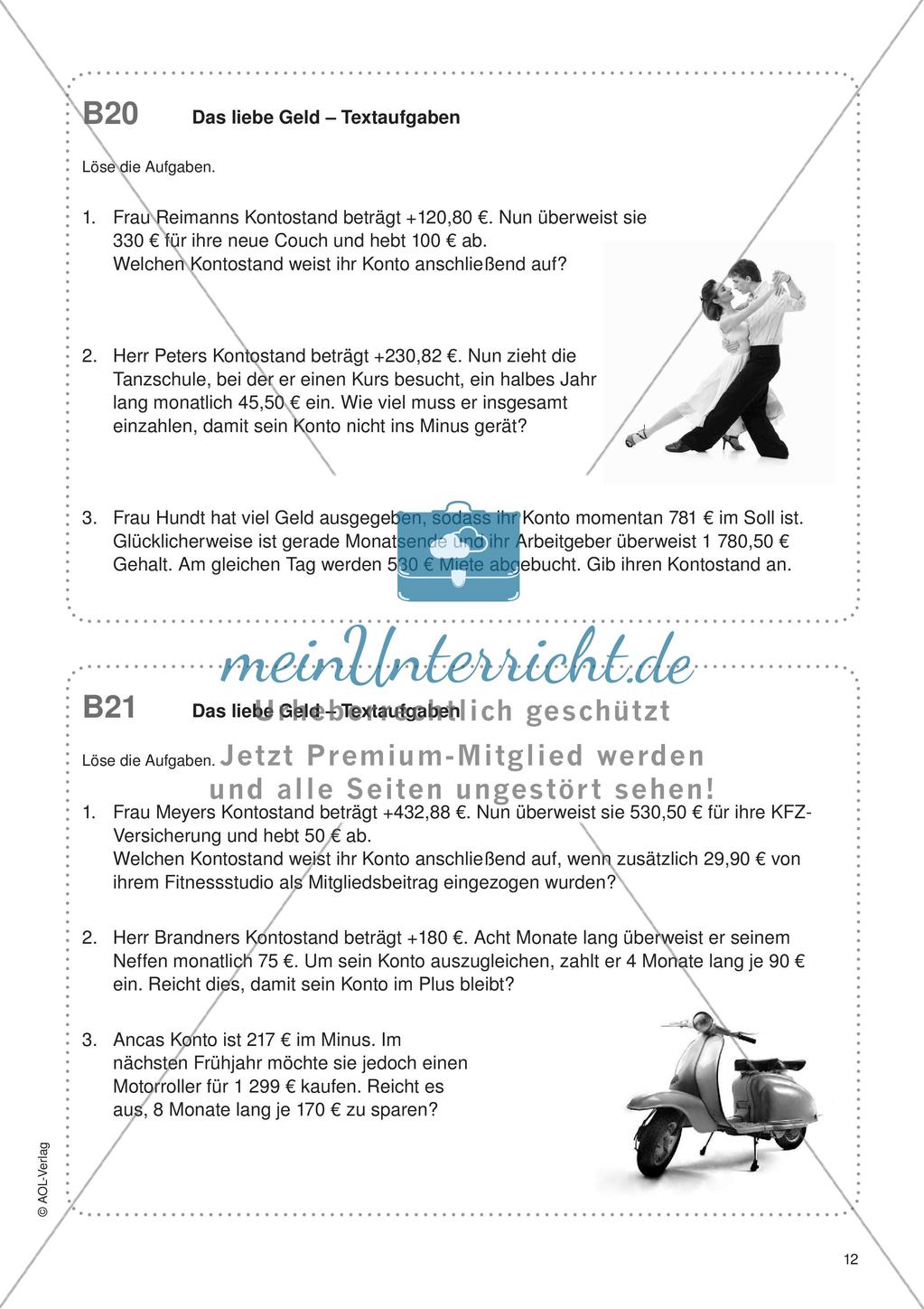 Freiarbeit: Rationale Zahlen Preview 14