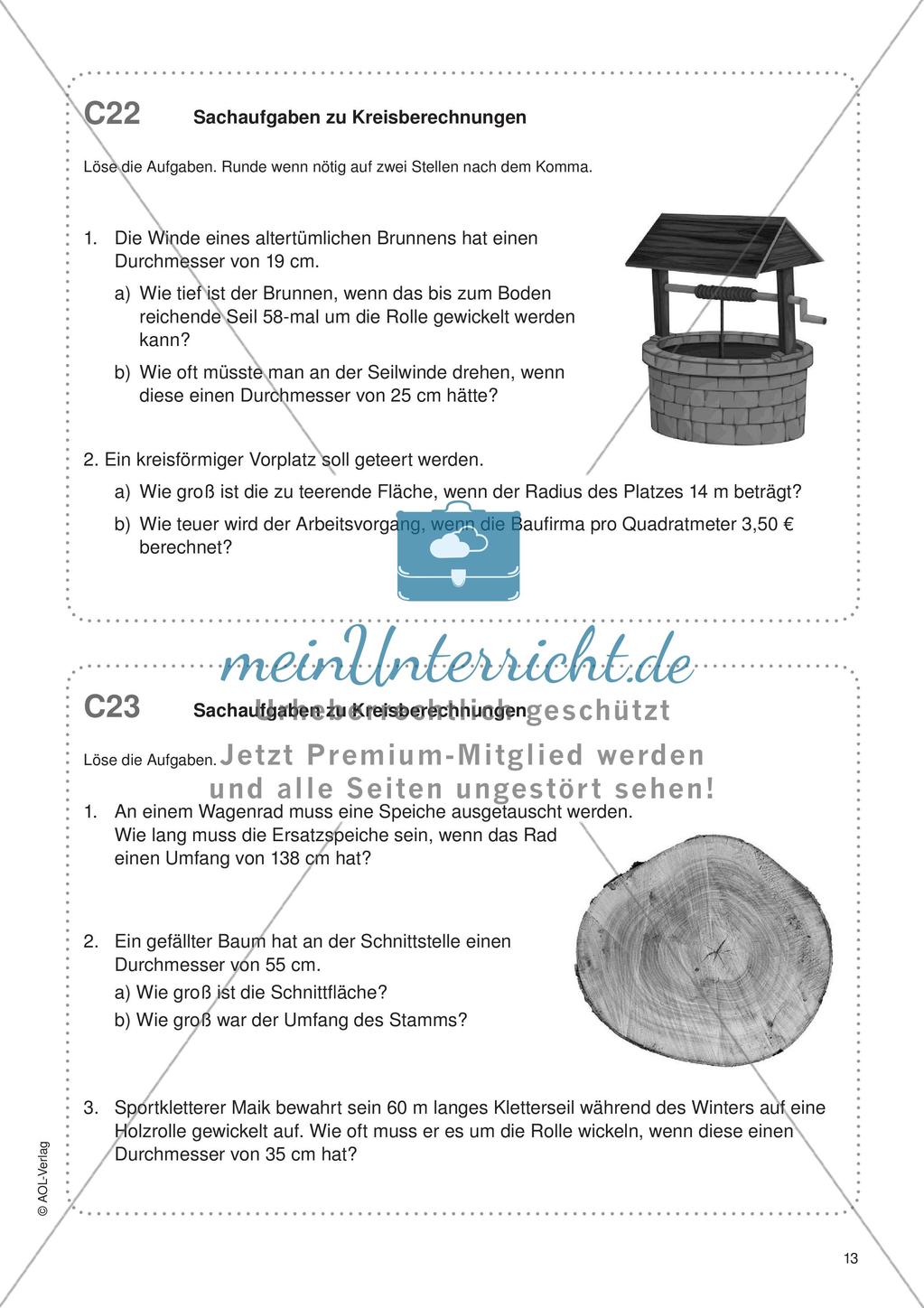 Freiarbeit: Zeichnen und Berechnen von Flächen Preview 15