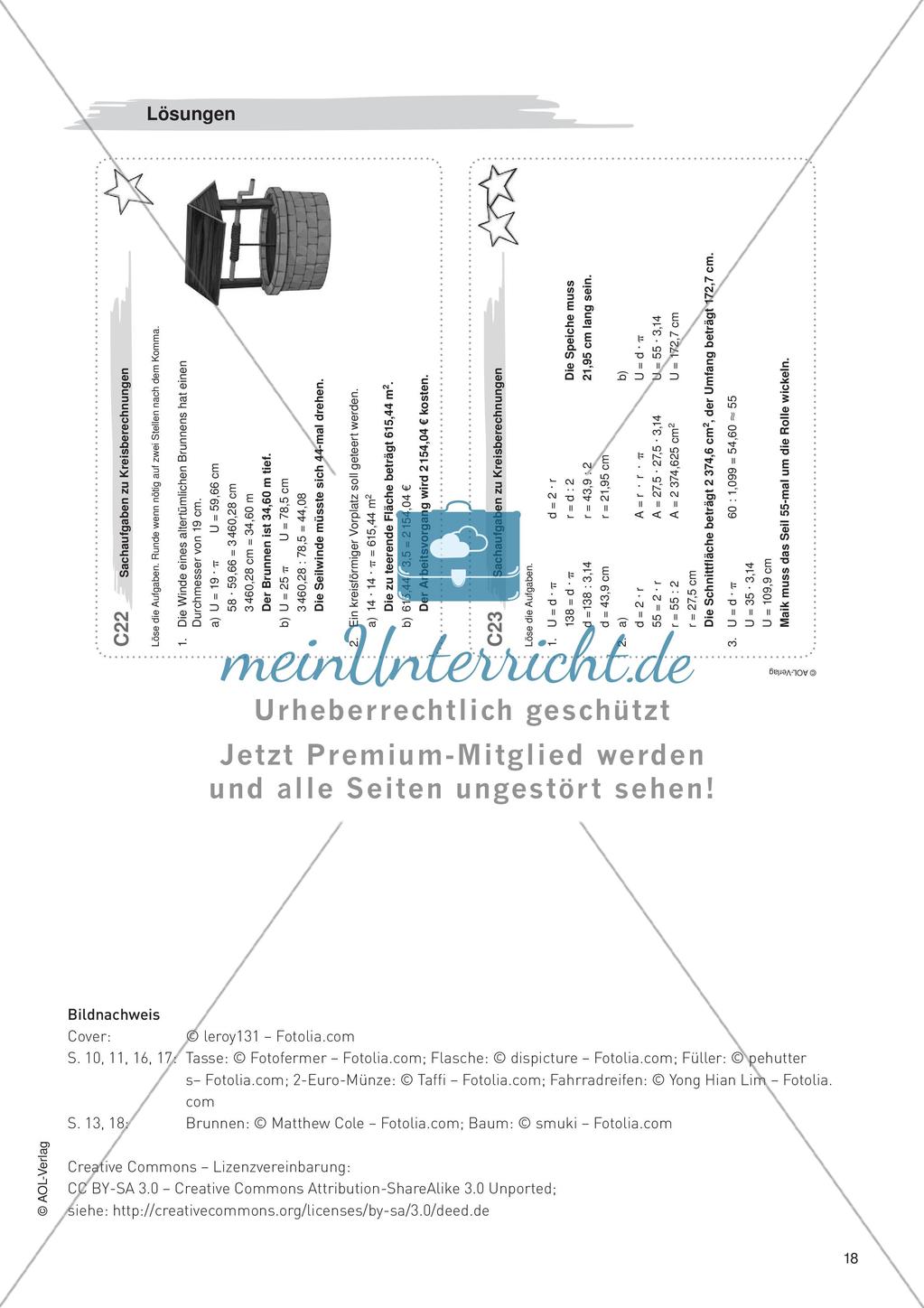 Freiarbeit: Zeichnen und Berechnen von Flächen Preview 20