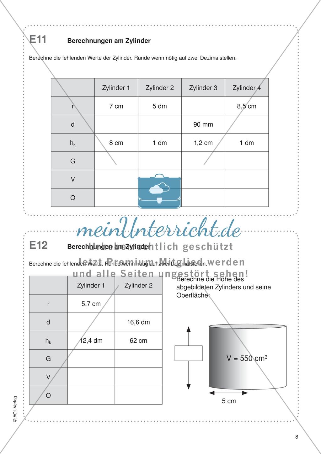 Freiarbeit: Geometrische Körper Preview 10
