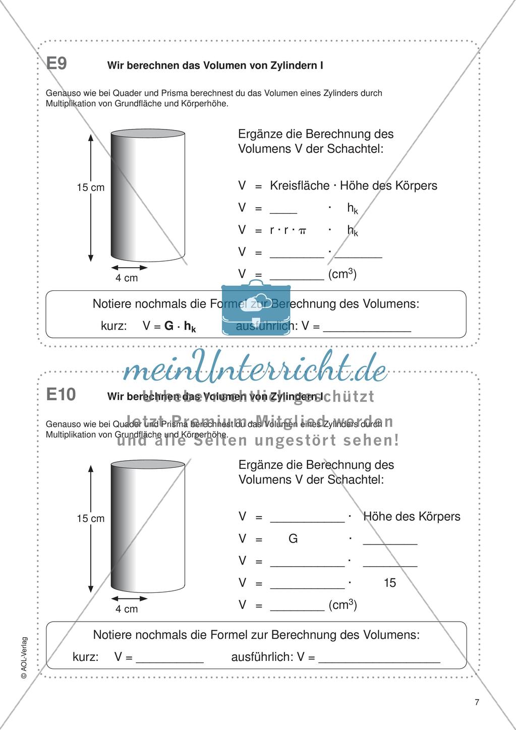 Freiarbeit: Geometrische Körper Preview 9