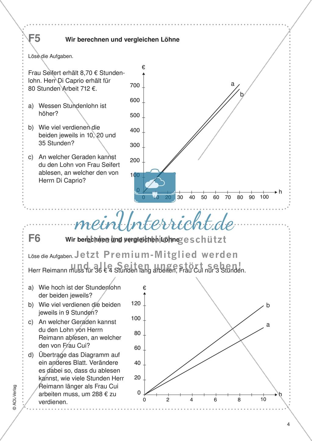 Freiarbeit: Funktionen und Größen Preview 6