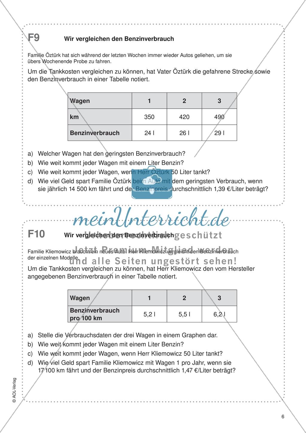 Freiarbeit: Funktionen und Größen Preview 8
