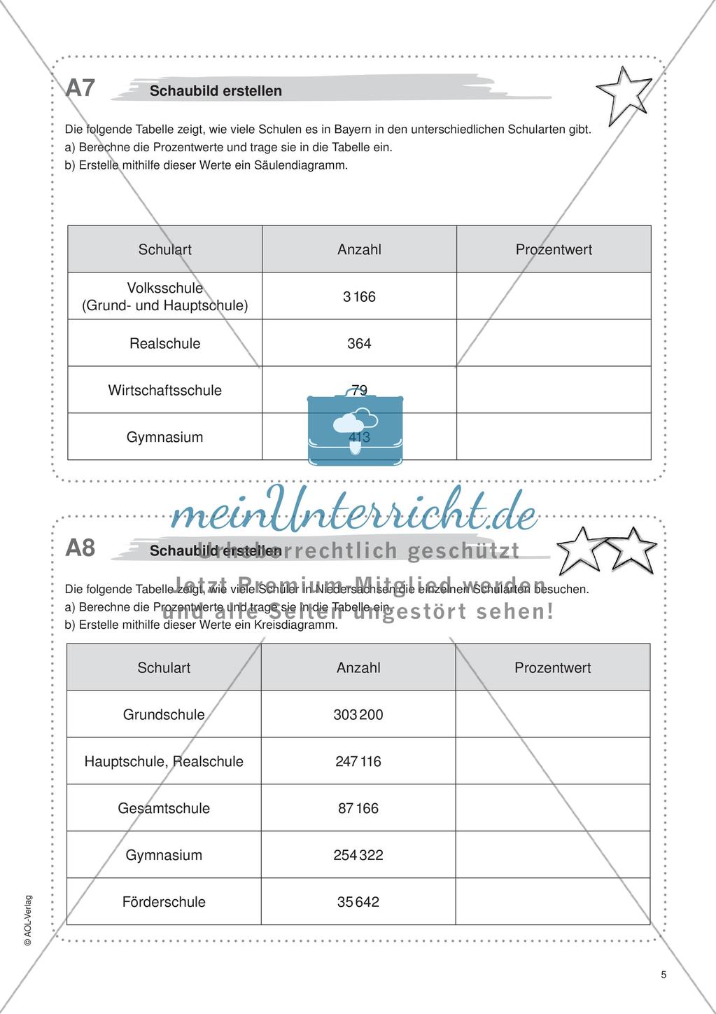Freiarbeit: Prozent- und Zinsrechnen Preview 7