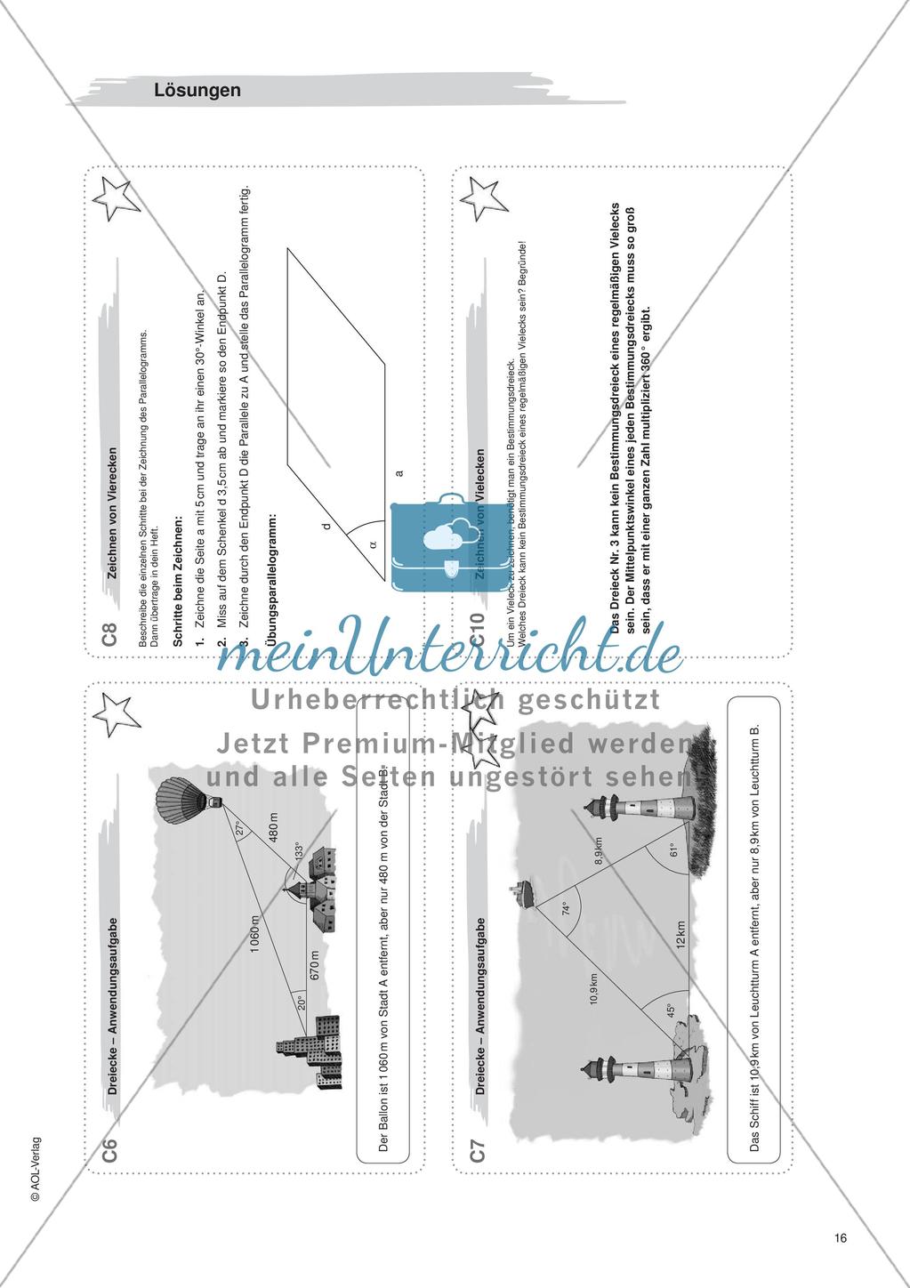 Freiarbeit: Geometrische Flächen Preview 18