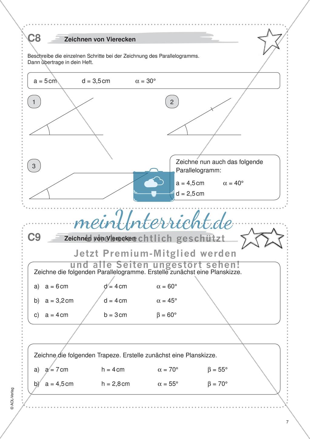 Freiarbeit: Geometrische Flächen Preview 9