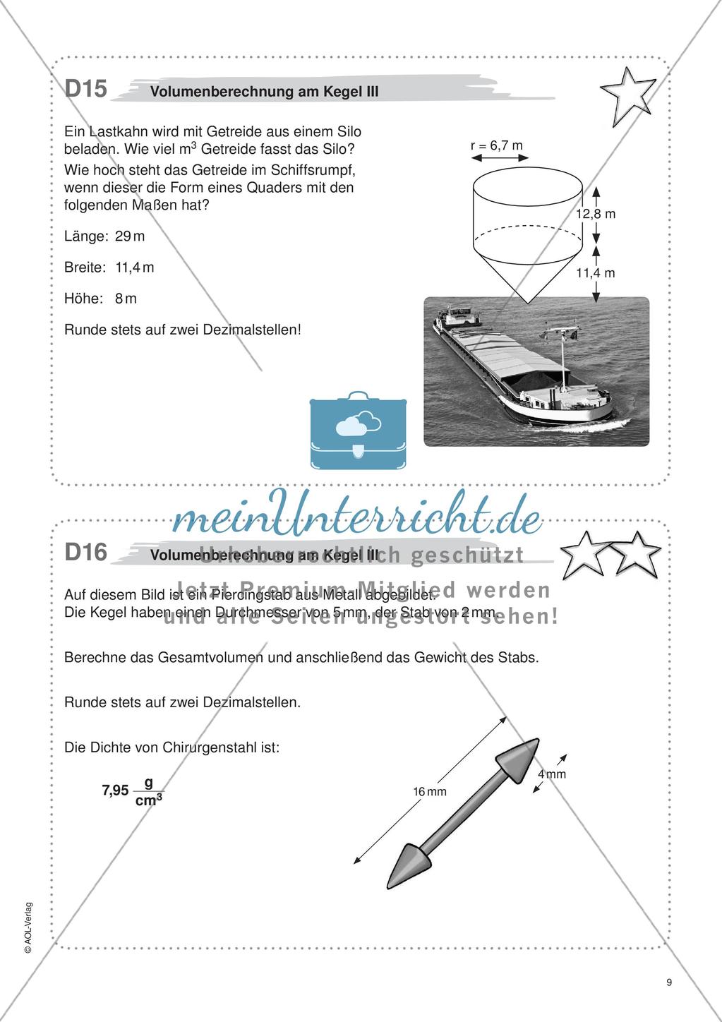 Freiarbeit: Geometrische Körper Preview 11