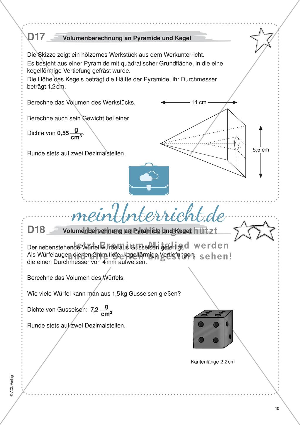 Freiarbeit: Geometrische Körper Preview 12
