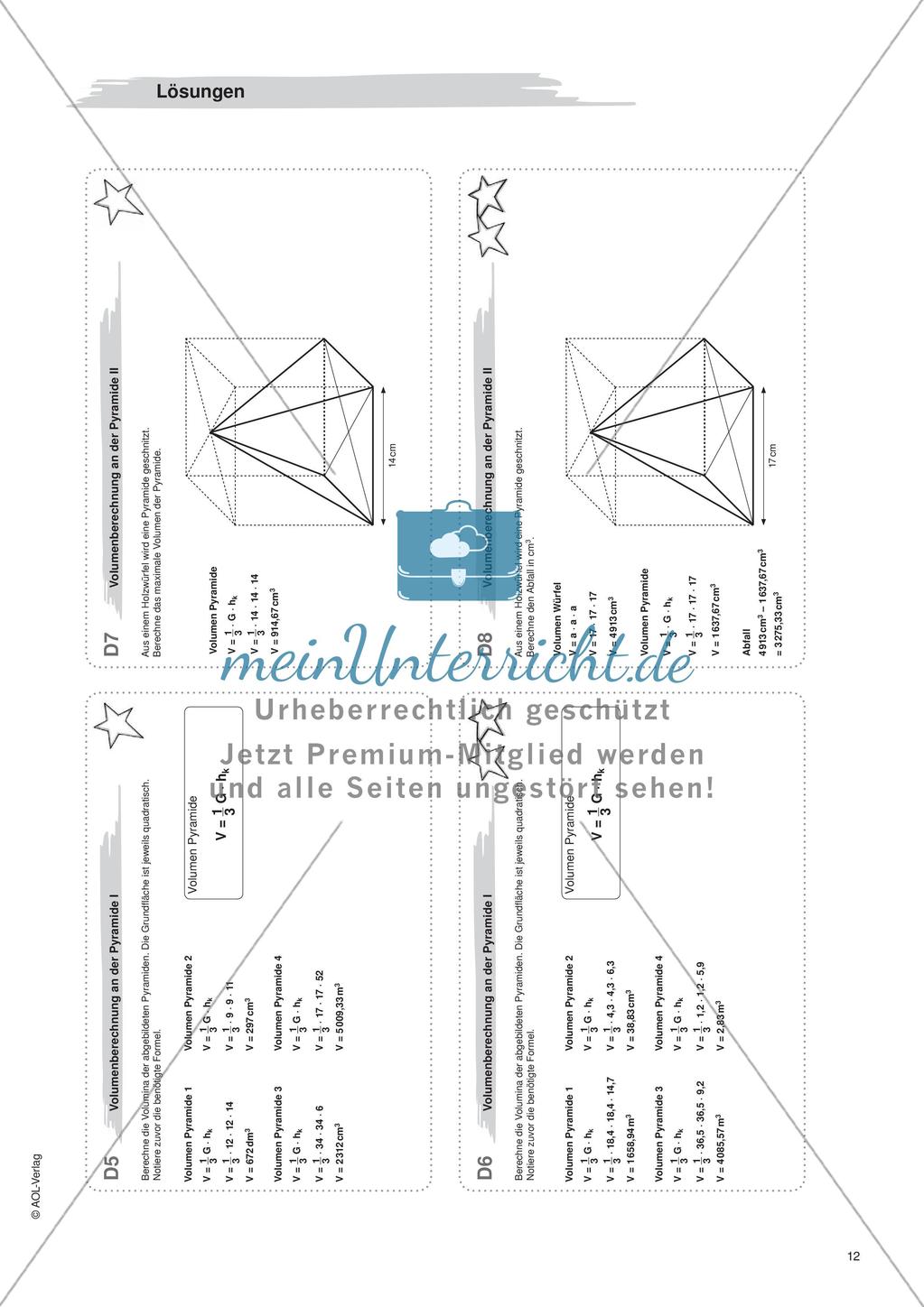 Freiarbeit: Geometrische Körper Preview 14